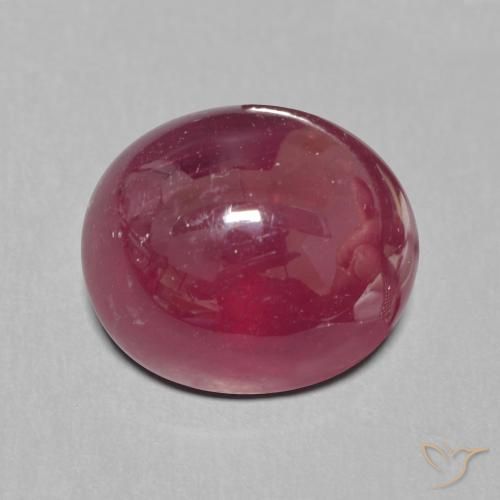 9.18ct Natural Deep Red Ruby, Oval, Translucent