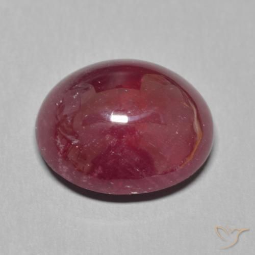 Ruby Gemstone in 13 x 11 mm (calibrated) Size for Sale, Ruby Stone in Deep Red Color
