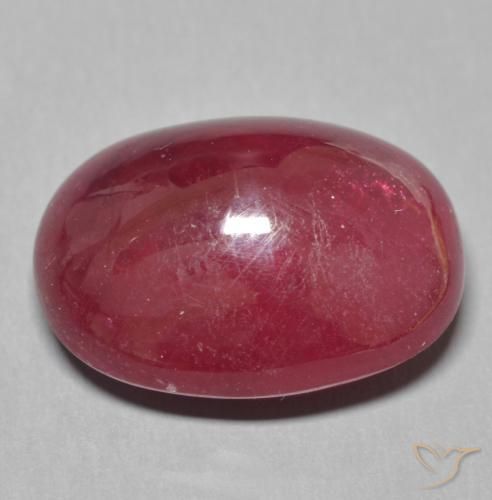 Ruby Gemstone in 16 x 12 mm (calibrated) Size for Sale, Ruby Stone in Deep Red Color