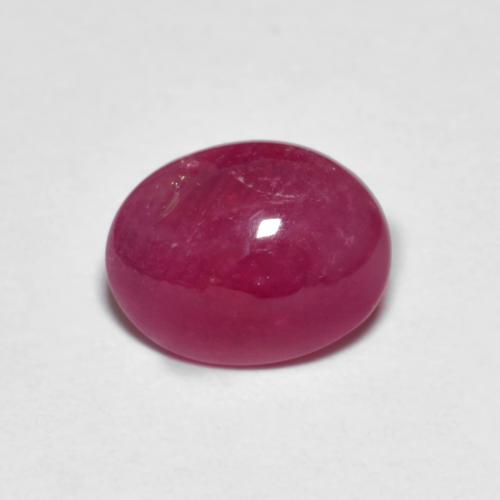 Medium Red Rubino Gem - 1.4ct Ovale cabochon (ID: 613482)