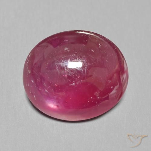 11.99ct Natural Dark Red Ruby, Oval, Translucent