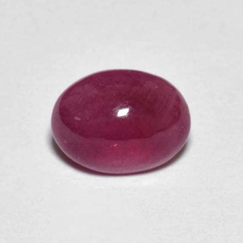 Wine Red Rubino Gem - 1.7ct Ovale cabochon (ID: 613489)