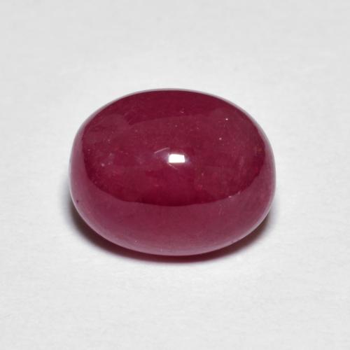 Rojo vino Rubí Gema - 3.1ct Cabujón Óvalo (ID: 613490)