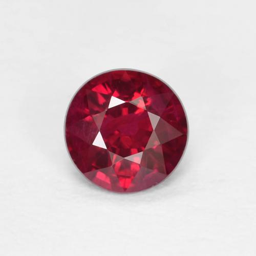 Natürliche Pink Rot Rubin 3mm Rund 3,0mm aus Birma Myanmar Minen VS pr001