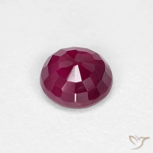 Ruby Gemstone in 3.8 mm Size for Sale, Ruby Stone in Deep Red Color