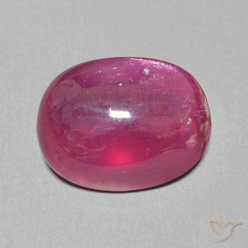 12.66ct Natural Pinkish Red Ruby, Oval, Translucent