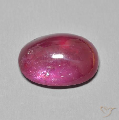 Ruby Gemstone in 16 x 12 mm (calibrated) Size for Sale, Ruby Stone in Pinkish Red Color