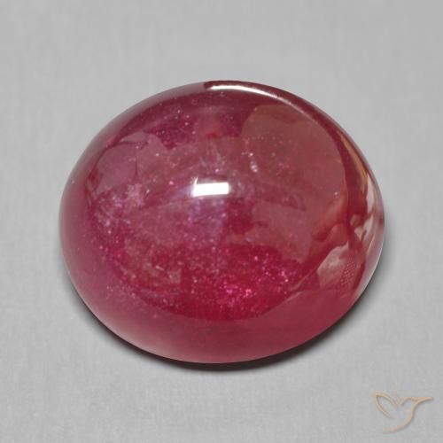 19.48ct Natural Deep Wine Red Ruby, Oval, Translucent