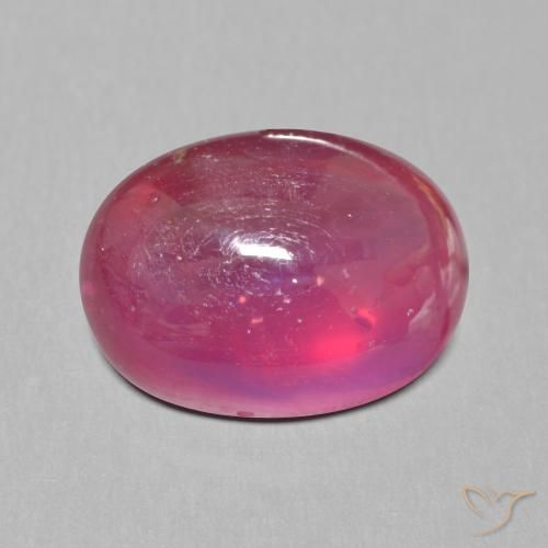 1.25ct Natural Light Red Ruby, Oval, VS