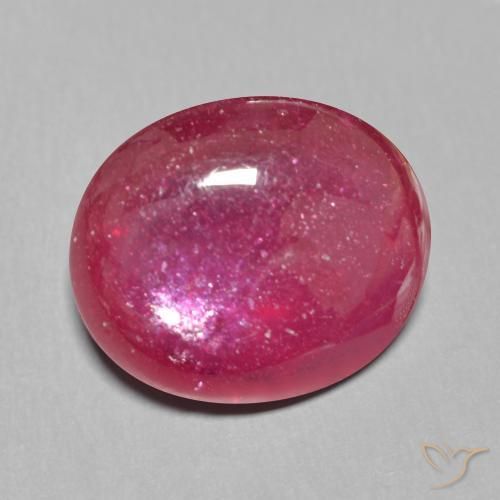 13.09ct Natural Dark Red Ruby, Oval, Translucent