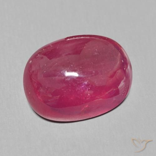 14.48ct Natural Dark Red Ruby, Oval, Translucent