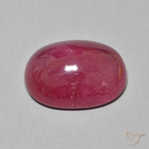 Ruby Gemstone in 16 x 12 mm (calibrated) Size for Sale, Ruby Stone in Dark Red Color