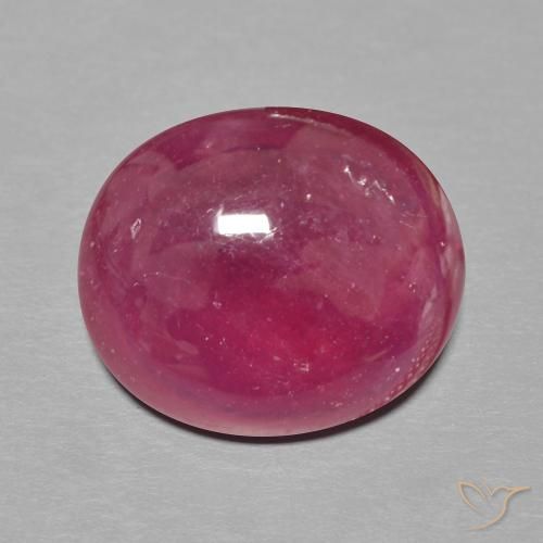 10.25ct Natural Deep Red Ruby, Oval, Translucent