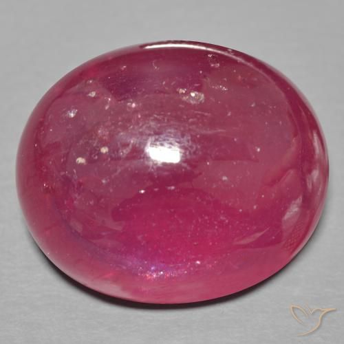 23.52ct Natural Deep Red Ruby, Oval, Translucent