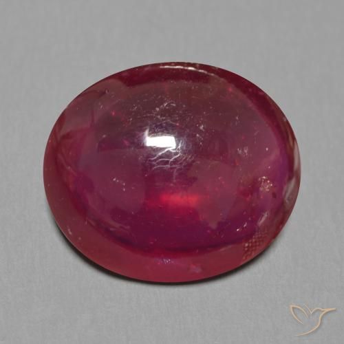 15.20ct Natural Dark Red Ruby, Oval, Translucent