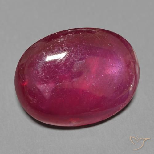17.40ct Natural Deep Wine Red Ruby, Oval, Translucent