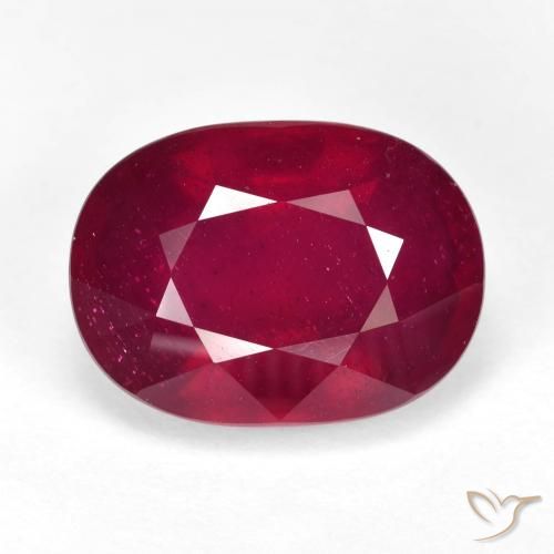 Rubí de talla ovalada de 16,93 ct, 16,6 x 12,2 mm de Madagascar, Photo A