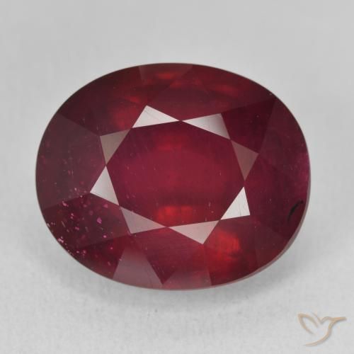 18.07ct Natural Wine Red Ruby, Oval, VVS-VS