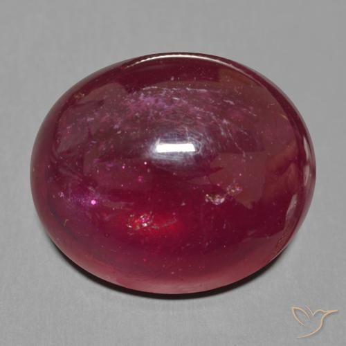 25.31ct Natural Deep Red Ruby, Oval, Translucent