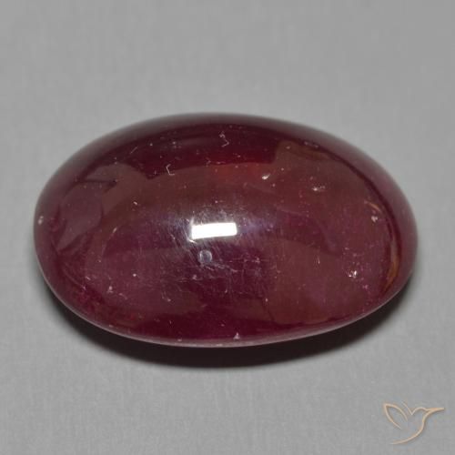 Ruby Gemstone in 18 x 13 mm (calibrated) Size for Sale, Ruby Stone in Dark Red Color
