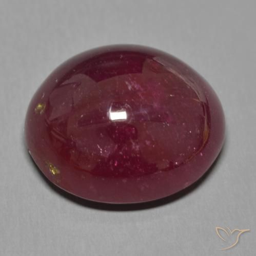 Ruby Gemstone in 15.9 x 13.9 mm Size for Sale, Ruby Stone in Deep Red Color