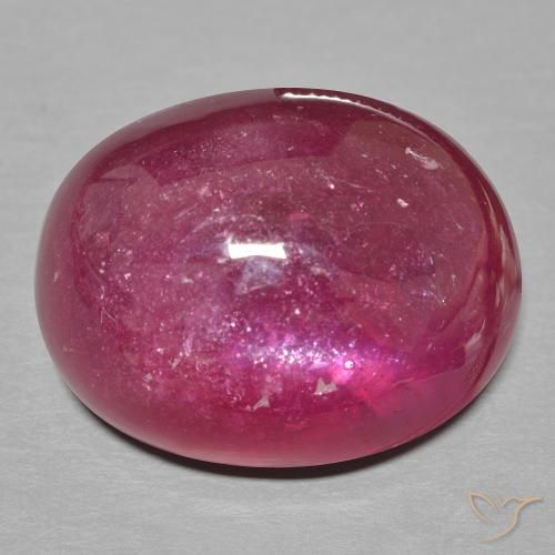 18.86ct Natural Deep Wine Red Ruby, Oval, Translucent
