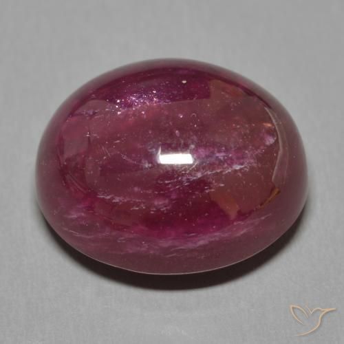 Ruby Gemstone in 15.3 x 13.3 mm Size for Sale, Ruby Stone in Dark Red Color