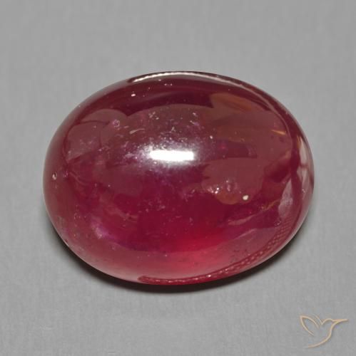 22.73ct Natural Deep Red Ruby, Oval, Translucent