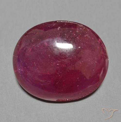 19.04 ct Oval Cabochon Ruby, 18.1 x 15.2 mm From Madagascar, Photo A
