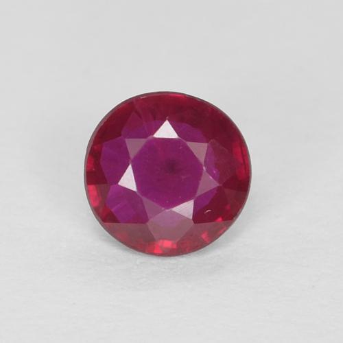 A Single Gorgeous 4mm IF Brilliant Cut Genuine Red Ruby!!! 