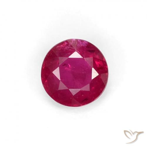 0.31ct Natural Deep Wine Red Ruby, Round, VS-SI