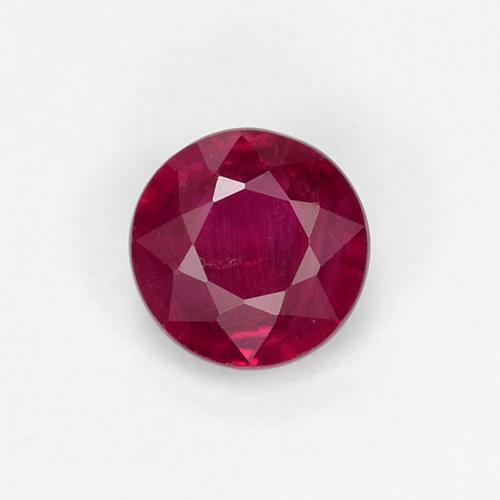 Rubis Rouge round facet de Birmanie, 4,2mm, poids de 0,36 ct, pierre gemme naturelle Chauffé de pureté vs-si, 1 pièce Rubis, couleur Vin rouge profond, dureté Mohs de 9 convient aux bijoux de tous les jours, pierre de sagesse, Expose une grande brillance, Photo A