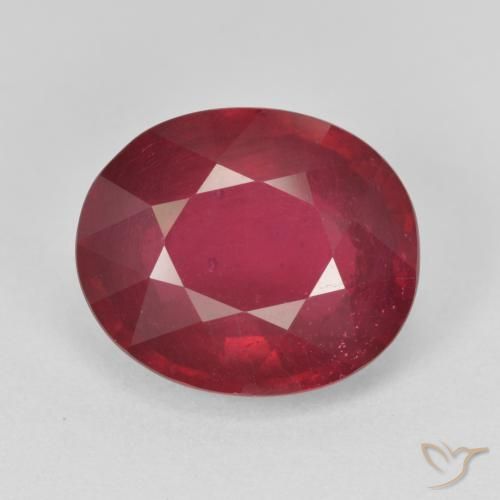 9.16ct Natural Blood Red Ruby, Oval, VS