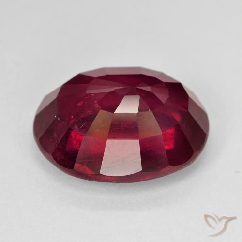 Ruby Gemstone in 15.1 x 12.2 mm Size for Sale, Ruby Stone in Blood Red Color