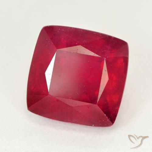 Best Ruby for a Cushion Cut Ring | Large Size, Top Quality