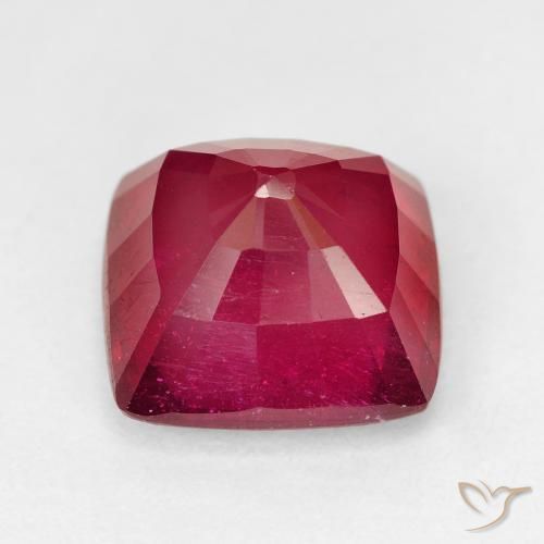 Best Ruby for a Cushion Cut Ring | Large Size, Top Quality