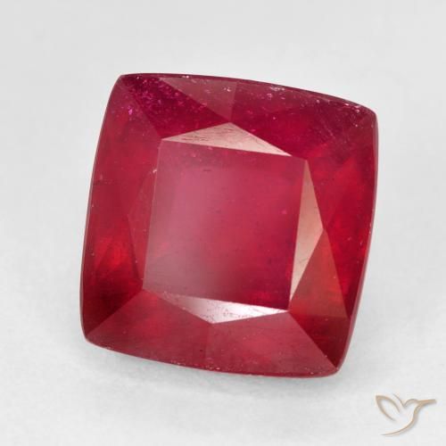 Best Cushion-Cut Ruby for a Necklace