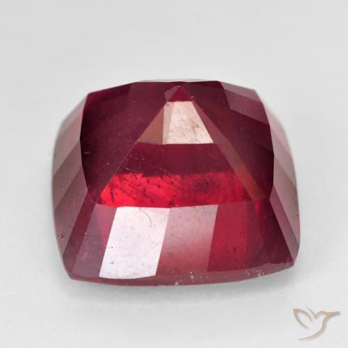 Best Ruby for a Pendant | Large Cushion Shape, AAA Color
