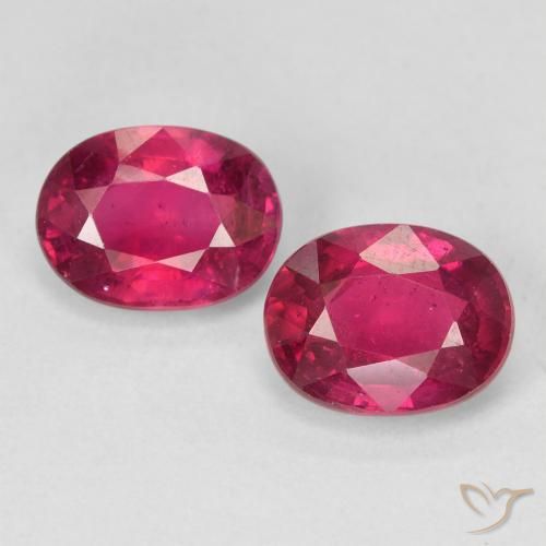 3.43 ct Oval Cut Ruby, 7.9 x 6.1 mm From Madagascar, Photo A