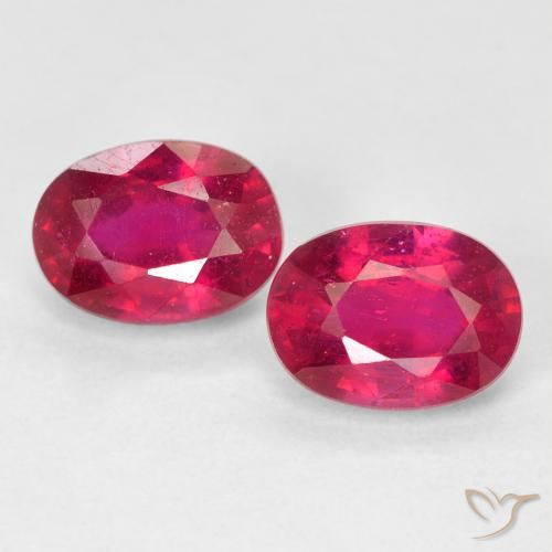 2.61 ct Oval Cut Ruby, 7 x 5.1 mm From Madagascar, Photo A