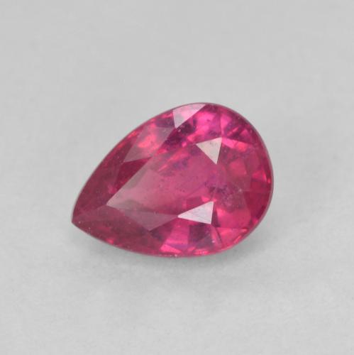 Mozambique Pear Cut EPIC GEMS Certified 11 Ct Natural Red Ruby Gemstone 1 Pc 