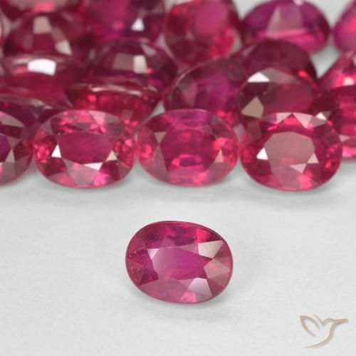 Best Ruby for a Solitaire Ring | 8x6mm Oval Ruby Gemstone