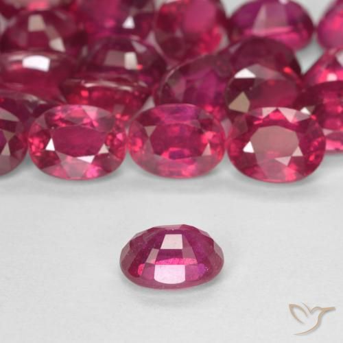 Best Ruby for a Solitaire Ring | 8x6mm Oval Ruby Gemstone