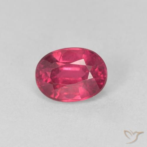 1.24ct Natural Jam Red Ruby, Oval, VS