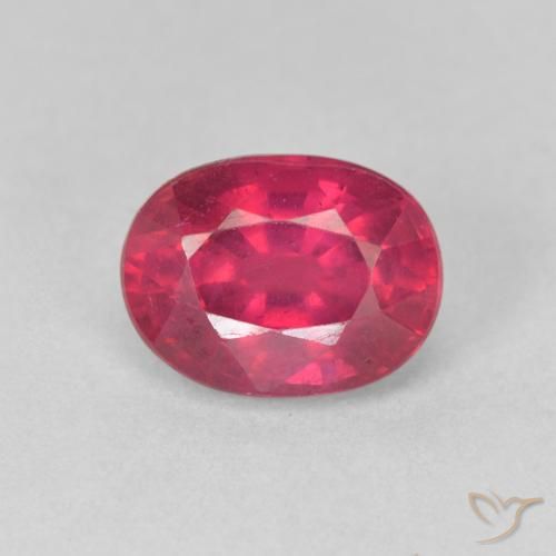 2.11ct Natural Jam Red Ruby, Oval, VS