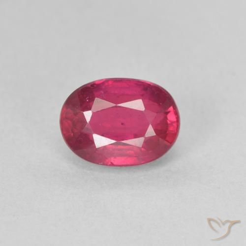 1.32ct Natural Pinkish Red Ruby, Oval, VS