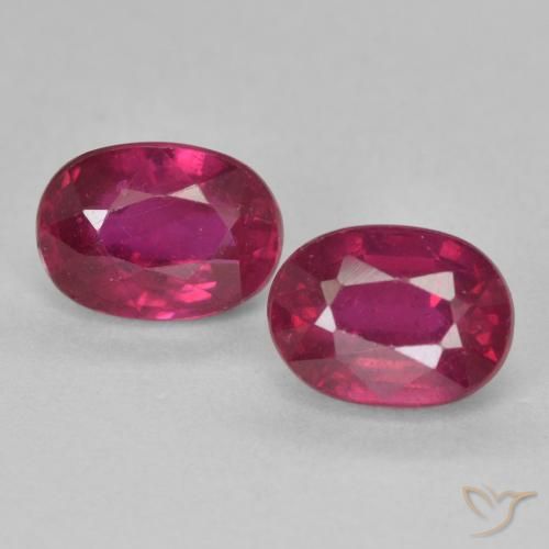 3.1 ct Oval Cut Ruby, 7.1 x 5.2 mm From Madagascar, Photo A