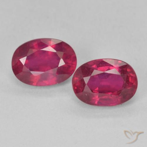 2.67 ct Oval Cut Ruby, 7.1 x 5.2 mm From Madagascar, Photo A