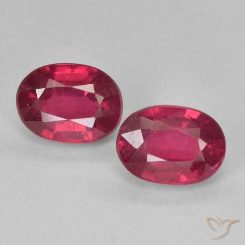 2.85 ct Oval Cut Ruby, 7 x 5.1 mm From Madagascar, Photo A