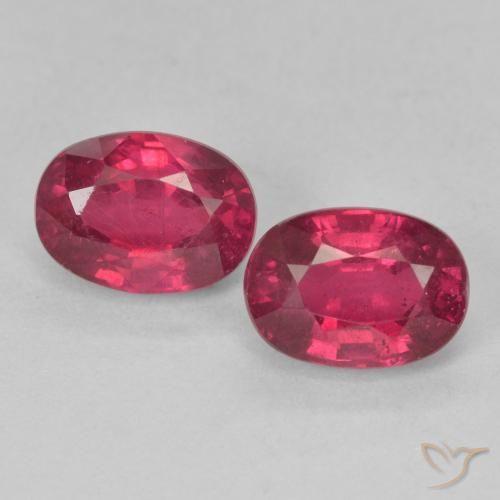 2.91 ct Oval Cut Ruby, 7.1 x 5.1 mm From Madagascar, Photo A